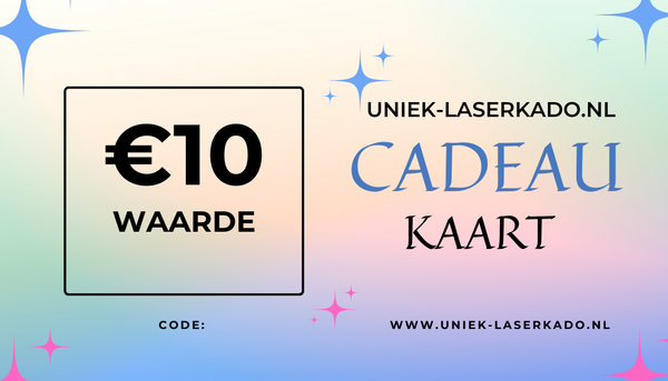 Cadeaubon vanaf €10,-